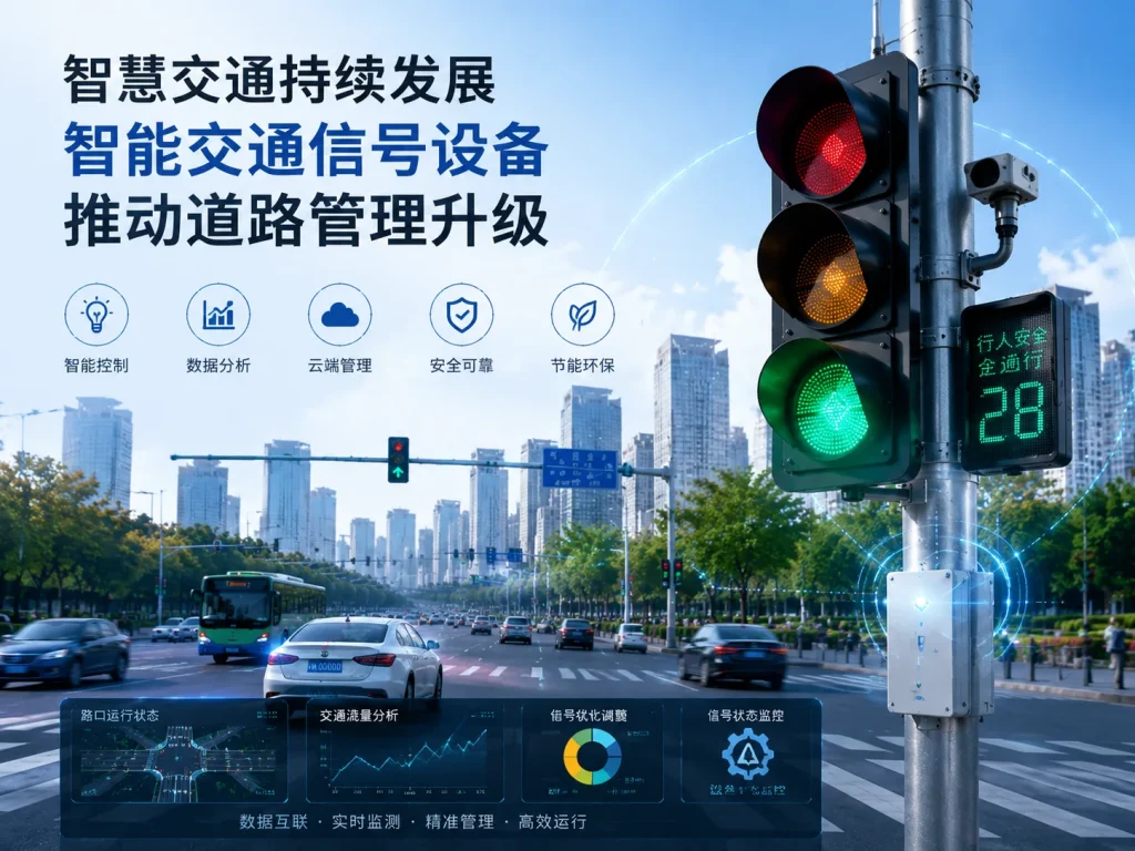 智慧交通持续发展，智能交通信号设备推动道路管理升级